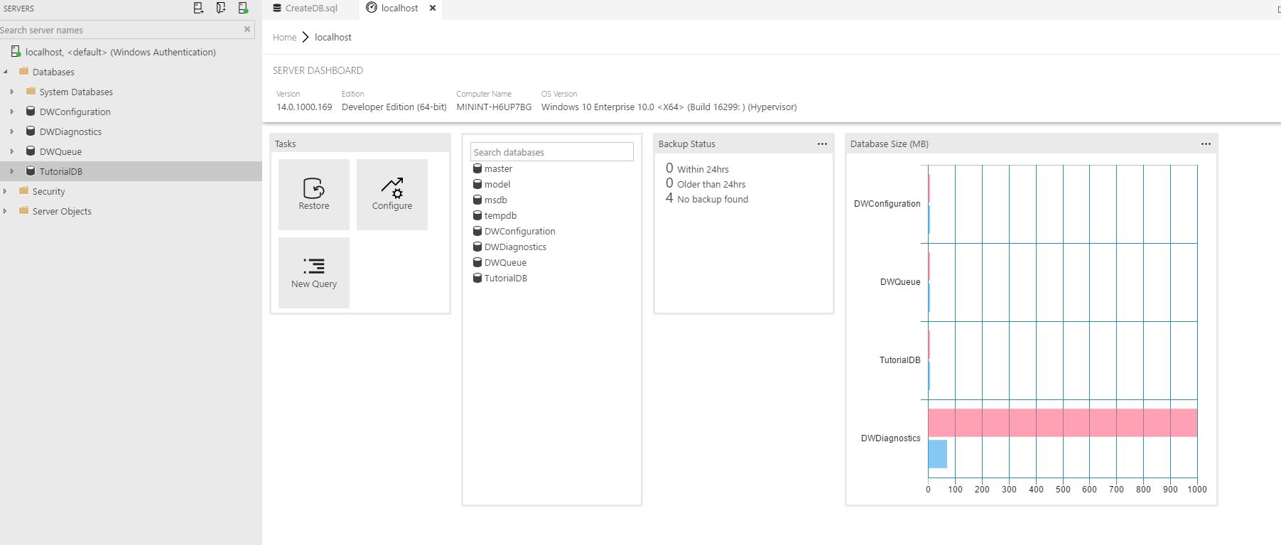 Server Dashboard